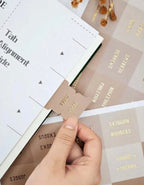 Gold Embossed Bible Tabs