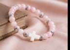 Faith Cross Stone Bracelet