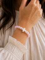 Faith Cross Stone Bracelet