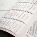 Premium White Leather Bible Tabs
